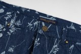 累積売上総額第１位！ルイヴィトン n級品 LV麦の穂の葉がプリントされたジーンズ