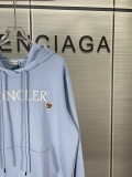 【限定】モンクレール 偽物通販 連帽衛衣高工刺繍アルファベット経典男女衛衣