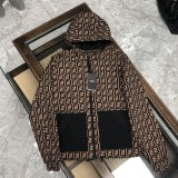 日本未入荷 フェンディ n級品 秋冬の厚手のパーカージャケット