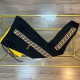 高品質 フェンディ スーパーコピー 24新作刺繍モンスターアイ両側リボンロゴアルファベットパンツ