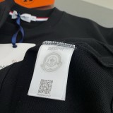 新作 モンクレール 激安偽物 2024 ss新作刺繍ラウンドネック綴じ衛衣