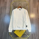 一目惚れ♪ フェンディ 偽物通販 2024新型加絨ダブルFタオル刺繍アルファベットLOGOシンプルでスタイリッシュな衛衣2色