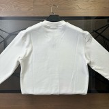 追跡付 フェンディ 激安偽物 2024秋冬新作悪魔の刺繍襟デザインカップル用丸首長袖パーカー2色