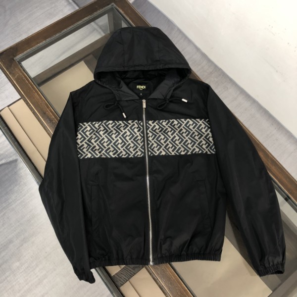 稀少 フェンディ コピー 秋冬の厚手のパーカージャケット