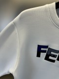 大人気 フェンディ 偽物通販 秋冬新作アルファベット刺繍ロゴ丸首パーカー2色
