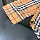 【話題商品！】バーバリー コピーおすすめ 24 ss新作定番サイドシリカゲルアルファベットチェックシャツ