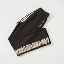 【話題商品！】バーバリー n級品 格子要素の両側をつなぎ合わせて設計しズボン
