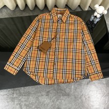 追跡付 バーバリー n級品 24 ss新作定番小格子シャツチェック柄キルティングデザイン春夏おすすめ男女同型