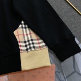 入手困難 バーバリー 激安偽物 2024新作馬術刺繍パッチワークパーカー