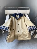 追跡付 バーバリー n級品 ブリティッシュ風ぶつかり色チェックのパーカー