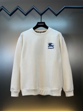 使い勝手良し バーバリー n級品 2024新作戦馬刺繍アルファベットマイクロワイド丸首長袖パーカー男女同型2色