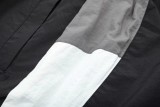 【話題商品！】バレンシアガ 激安偽物 24 SSランウェイモデル3 Bシリーズ刺繍黒灰継ぎ目ワイド脚ストレートパンツスポーツスーツ