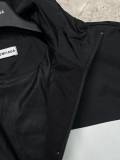 日本未入荷 バレンシアガ 激安通販 大文字ロゴプリントジャケット黒男女同型