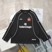 入手困難 バレンシアガ 激安通販 刺繍プリント長袖Tシャツユニホーム