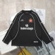 入手困難 バレンシアガ 激安通販 刺繍プリント長袖Tシャツユニホーム