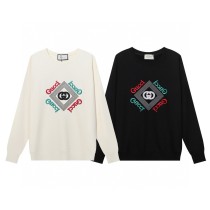 超奇跡の入荷☆ グッチ スーパーコピー アルファベット刺繍ラウンドネックパーカー2色