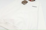 累積売上総額第１位！バーバリー 偽物通販 パッチワークチェック刺繍ラウンドネックパーカー