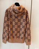 超奇跡の入荷☆ グッチ コピー の秋冬の新作ファッションブランドの刺繍がいっぱい入っている連帽ジャカードウールニットセーター