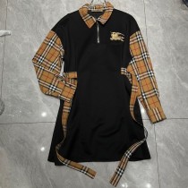 高品質 バーバリー スーパーコピー定番チェックポロシャツワンピース
