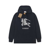 一目惚れ♪ バーバリー 偽物通販 戦馬刺繍連帽衛衣
