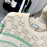 入手困難 グッチ 激安偽物 ジャカードヘッダー丸首セーター