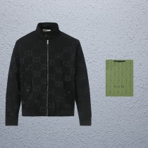 新作 グッチ コピーおすすめ 満印ジャカード野球服コート