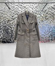 大人気 グッチ 偽物通販 24 SS秋冬新作ジャカードコート🧥コート