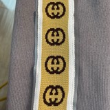 大人気 グッチ n級品 ニットコットンフードクラシック反射テープロゴ連帽衛衣