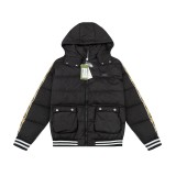 入手困難 グッチ n級品 2024秋冬新作帽子着脱可能ダウンジャケット