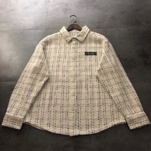 【限定】 シャネル 偽物通販 2024新作ロゴ貼り刺繍シャツコート