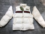 高品質 グッチ コピー スタンドカラー脱袖ダウンジャケット