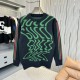 【限定】グッチ n級品 ジャカードヘッダー丸首セーター