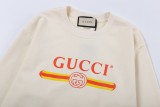 高品質 グッチ スーパーコピー アルファベットロゴ男女同型丸首衛衣