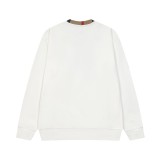累積売上総額第１位！バーバリー 偽物通販 パッチワークチェック刺繍ラウンドネックパーカー