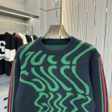 【限定】グッチ n級品 ジャカードヘッダー丸首セーター