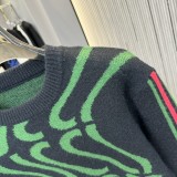 【限定】グッチ n級品 ジャカードヘッダー丸首セーター
