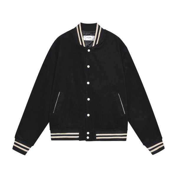 入手困難 セリーヌ コピーおすすめ コーデュロイの野球服コート