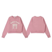 超奇跡の入荷☆ セリーヌ n級品 24 ssイニシャルロゴプリントショート丈丸首衛衣