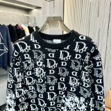 高品質 ディオール コピーおすすめ ジャカードヘッダー丸首セーター