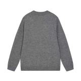 追跡付 ディオール 偽物通販 アルファベットロゴシート刺繍ラウンドネックセーター