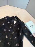 超奇跡の入荷☆ セリーヌ スーパーコピー 老花刺繍鈴カシミヤ両面カシミヤミドルロングコート