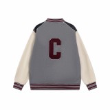 日本未入荷 セリーヌ 激安偽物 2024の新作混紡合皮スリーブ野球服ジャケット