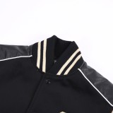 高品質 セリーヌ 激安通販 24ssタオル刺繍ビッグC合皮Teddy野球服コート