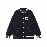 新作 セリーヌ 激安通販 2024新作タオル刺繍ビッグC野球服コート