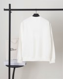 【話題商品！】ディオール コピーおすすめ 2024秋冬定番シルバーロゴ刺繍ラウンドネックパーカー