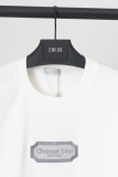 【話題商品！】ディオール コピーおすすめ 2024秋冬定番シルバーロゴ刺繍ラウンドネックパーカー