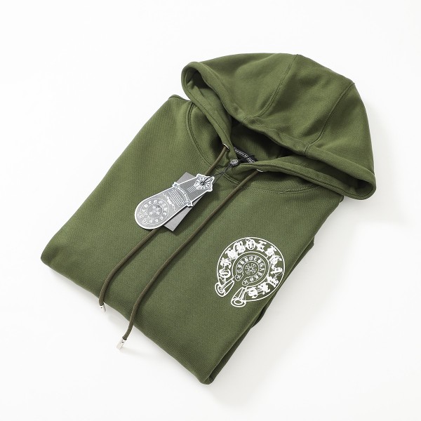 大人気 クロムハーツ n級品 刺繍印刷布貼付多技術複合保温綿緩連帽衛衣
