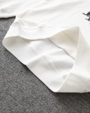 追跡付 ディオール 激安通販 2024新作布付きミツバチ刺繍カップル用丸襟モーグルパーカー