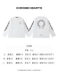 超話題! クロムハーツ 偽物通販 背馬蹄サンスクリットプリントカップル長袖Tシャツ