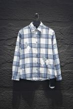 【限定】クロムハーツ 偽物通販 皮張りシャツコート！芝限定ピーリングシャツコート